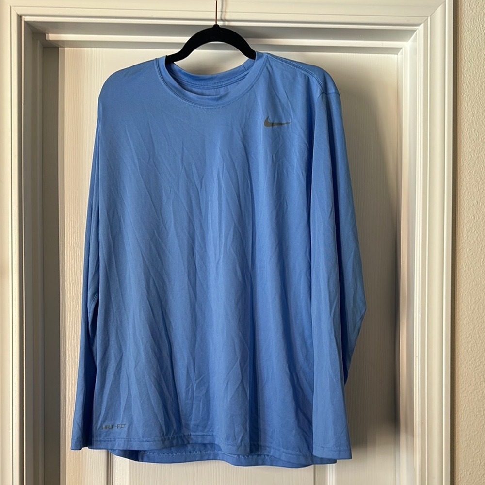 Nike Blue Long Sleeve Tee